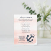 Kaart van de nautische ankerroute (Staand voorkant)