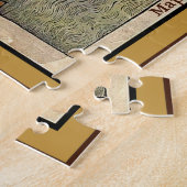 Kaart van de Nieuwe Wereld, Amerika van Sebastian Legpuzzel (Zijkant)