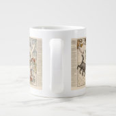 kaart van de Noordpool Grote Koffiekop (Achterkant)
