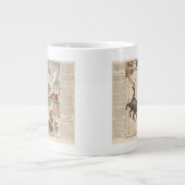 kaart van de Noordpool Grote Koffiekop (Voorkant)