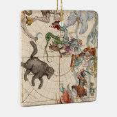 kaart van de Noordpool Keramisch Ornament (Rechts)