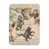 kaart van de Noordpool Magneet (Verticaal)