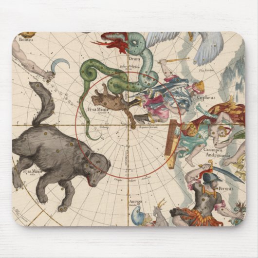  kaart van de Noordpool Muismat (Voorkant)