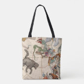 kaart van de Noordpool Tote Bag (Achterkant)