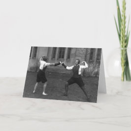 Kaart van de Nota van de Folie van vintage Vrouwen