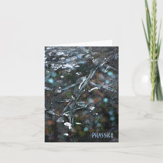 Kaart van de Nota van de Kleuren van de abstracte (Voorkant)