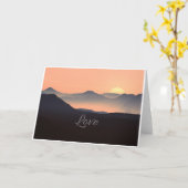 Kaart van de Nota van de liefde de Inspirerend (Gele Bloem)