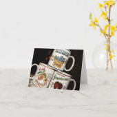 Kaart van de Nota van de Mok van de koffie de Lege (Gele Bloem)