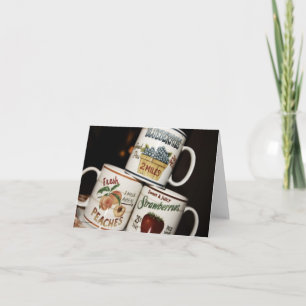 Kaart van de Nota van de Mok van de koffie de Lege