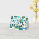 Kaart van de Nota van de pret Retro (Gele Bloem)