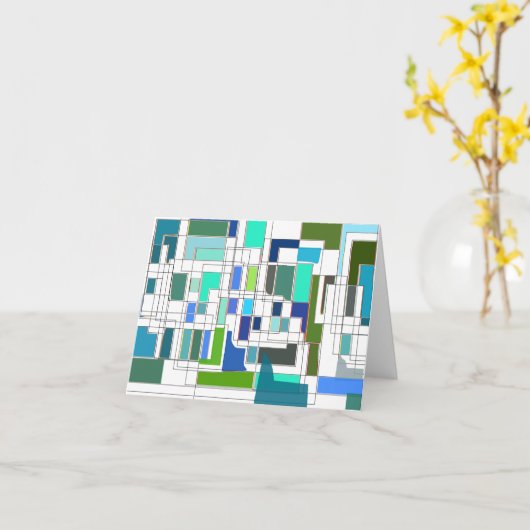 Kaart van de Nota van de pret Retro (Gele Bloem)