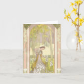 Kaart van de Nota van de Stijl van het art deco de (Gele Bloem)