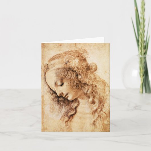 Kaart van de Nota van de Vrouw van da Vinci de (Voorkant)