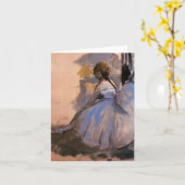 Kaart van de Nota van Edgar Degas "de Danser (Gele Bloem)