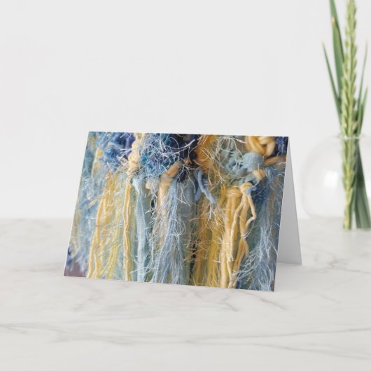 Kaart van de Nota van het Afbeelding van het garen (Voorkant)