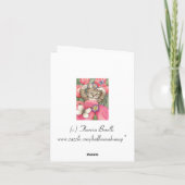 Kaart van de Nota van het Katje van de tulp de (Achterkant)