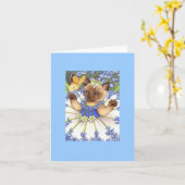 Kaart van de Nota van het Katje van het klokje de (Gele Bloem)