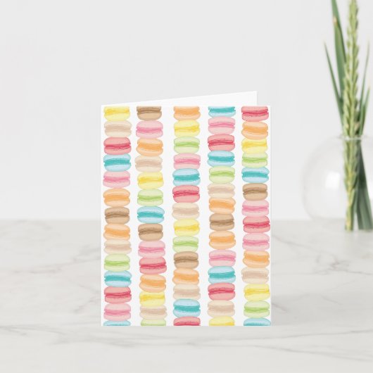 Kaart van de Nota van Macarons van Les de Lege (Voorkant)