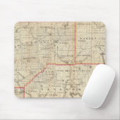 Kaart van de olieregio Pennsylvania Muismat (Met muis)