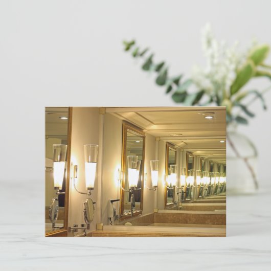 Kaart van de oneindige spiegel (Staand voorkant)