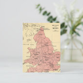 Kaart van de Oorlog van de Rozen (Staand voorkant)