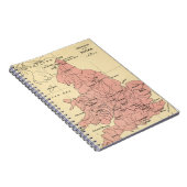 Kaart van de Oorlog van de Rozen Notitieboek (Rechterzijde)