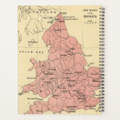 Kaart van de Oorlog van de Rozen Planner (Achterkant)