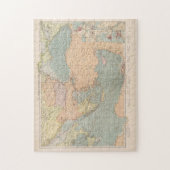  kaart van de oostelijke mediterrane havens legpuzzel (Verticaal)