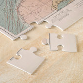  kaart van de oostelijke mediterrane havens legpuzzel (Zijkant)