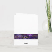 Kaart van de Orchideeën van de Pascha de Roze (Achterkant)