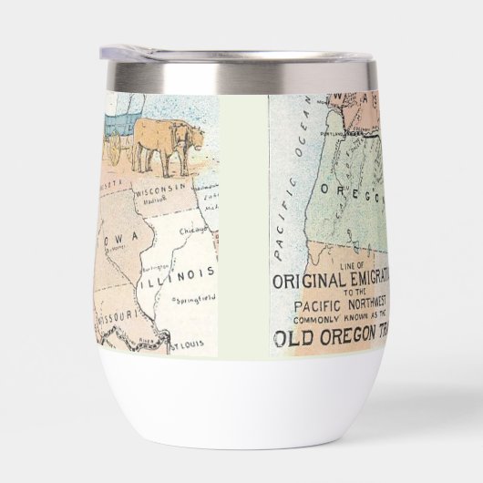  kaart van de Oregon Trail (Rechts)