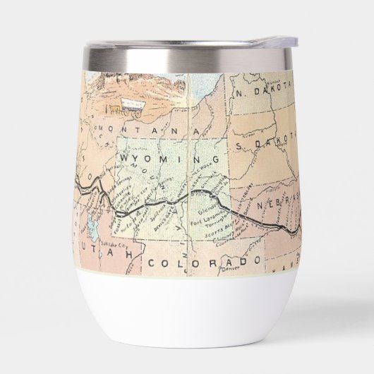  kaart van de Oregon Trail (Links)