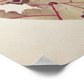 Kaart van de Oude en Nieuwe Wereld, c.1500 Poster (Hoek)