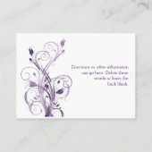 Kaart van de Paarse en Witte Floral Enclosure (Achterkant)