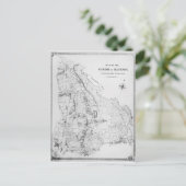 Kaart van de parochie van Hackney (Staand voorkant)