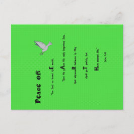 Kaart van de Peace on Earth Christmas Post
