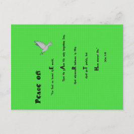 Kaart van de Peace on Earth Christmas Post