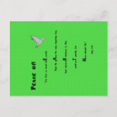 Kaart van de Peace on Earth Christmas Post (Voorkant)