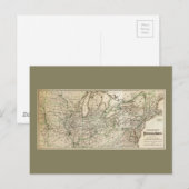 Kaart van de Pennsylvania Railroad (1871) (Voorkant / Achterkant)