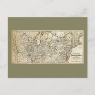 Kaart van de Pennsylvania Railroad (1871)