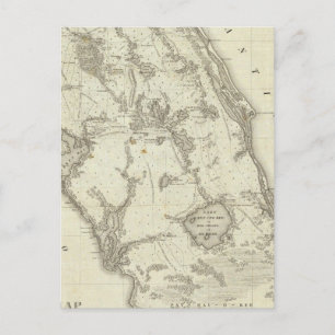 Kaart van de plaats van oorlog in Florida