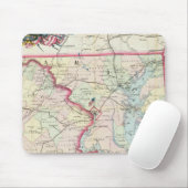 Kaart van de plaats van oorlog muismat (Met muis)