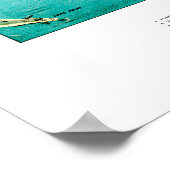 Kaart van de Provincetown, Massachusetts uit 1910 Poster (Hoek)