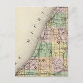 Kaart van de provincie Berrien, Michigan (Voorkant)