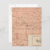 Kaart van de provincie Grundy, staat Iowa (Voorkant / Achterkant)