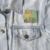 Kaart van de provincies in het Romeinse Rijk Vierkante Button 5,1 Cm (In situ)