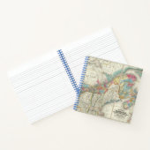 Kaart van de provincies van Canada Notitieboek (Binnen)