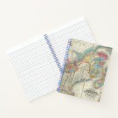 Kaart van de provincies van Canada Notitieboek (Binnen)