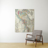 Kaart van de provincies van Canada Wandkleed (In situ)