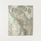Kaart van de provincies van Canada Wandkleed (Voorkant)